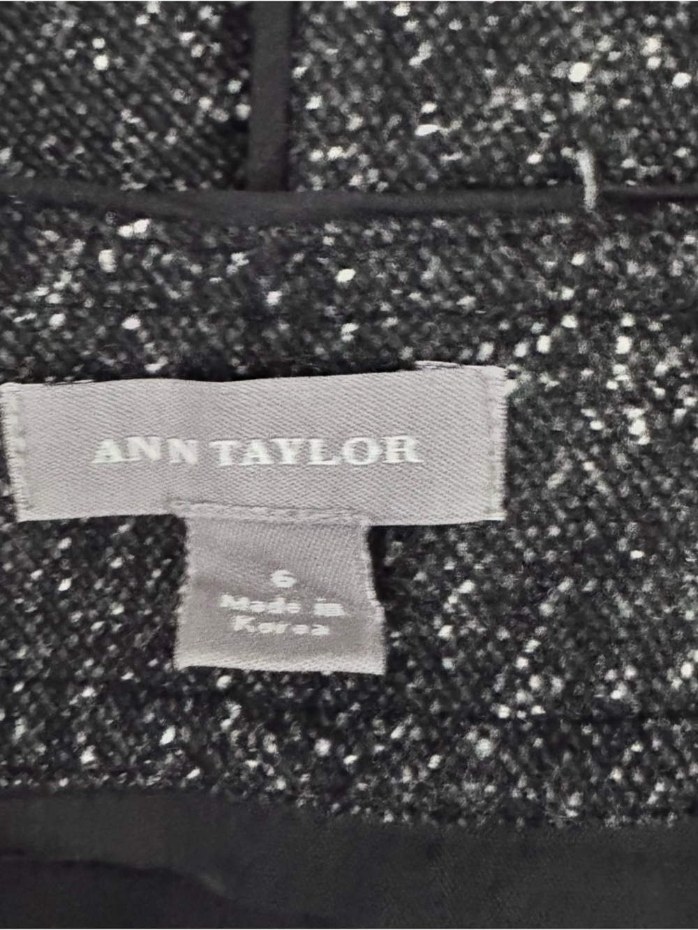 Ann Taylor Petite Tweed Sheath Dress 6P Academia Work Career - Picture 5 of 8